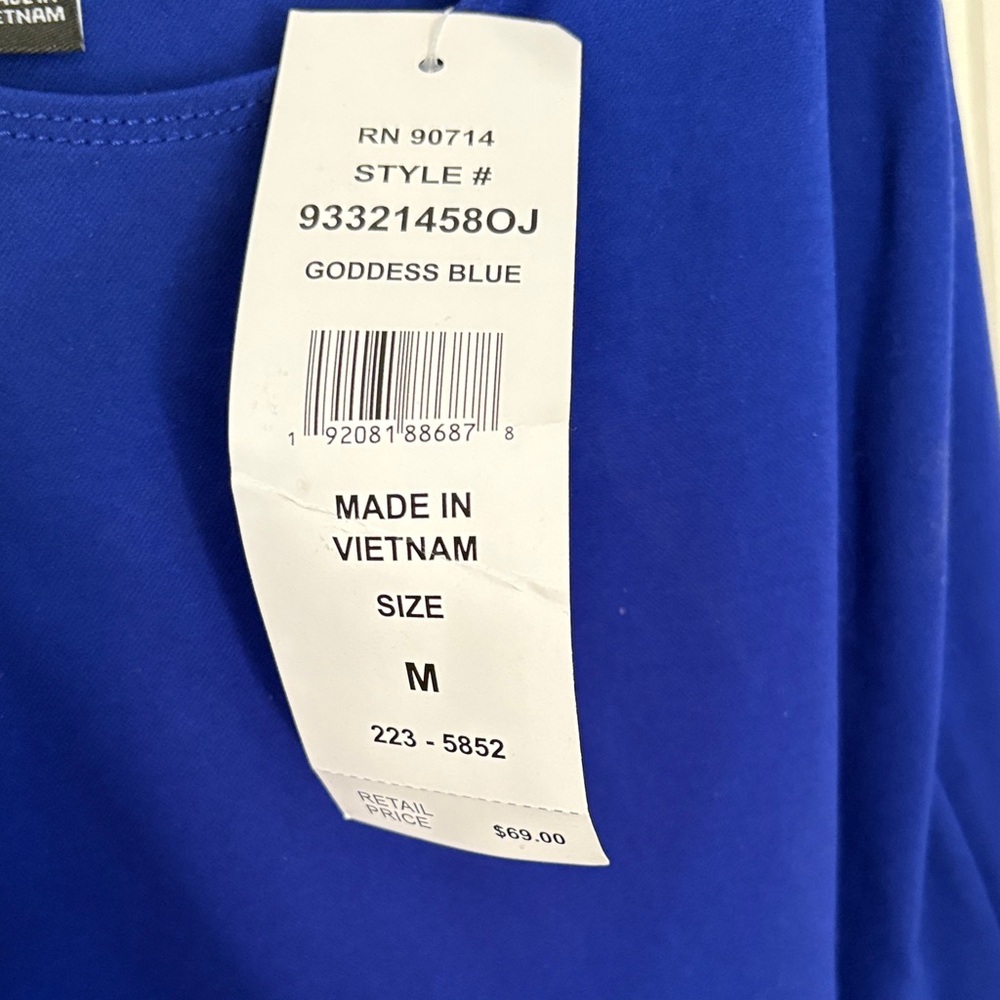 MSK Sleeveless Scoop-Neck Maxi Dress in Royal Blue - Picture 5 of 5
